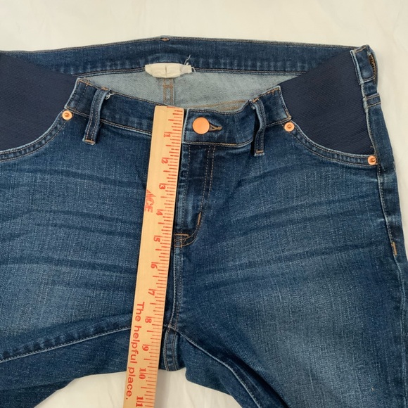 Ingrid & Isabel Maternity Ankle Jeans Stretch Side Panels Medium Wash 
32x28.5 - Picture 8 of 13